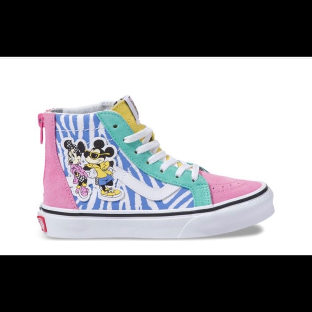 Girls 80s DISNEY hightop VANS